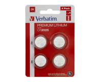 VERBATIM Premium Lithium CR2025 3V (4 szt.) 49532 - 1282381 - zdjęcie 1